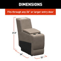 Thomas Payne Seismic RV Theater Seating Center Console Dimensions - 12x34x31.5 Inches | United RV Parts