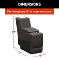 Thomas Payne Seismic RV Center Console Dimensions 12x34x31.5in - Fits 26in Entry Door | United RV Parts
