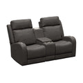 Charcoal McCoy Thomas Payne Seismic RV Theater Seating Set with 12in Center Console Installed | United RV Parts