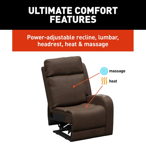Lippert | Thomas Payne Seismic Theater Seating | Left-Hand Recliner | 2024044193 | 27.5" | Satula