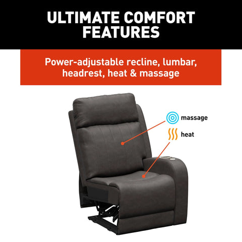 Lippert | Thomas Payne Seismic Theater Seating | Left-Hand Recliner | 2024044201 | 27.5" | McCoy