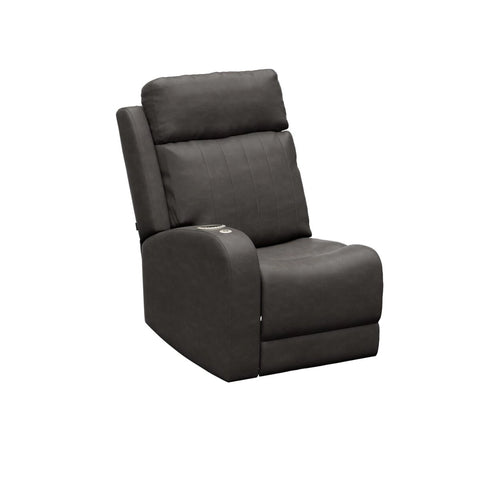 Charcoal McCoy PolyHyde Thomas Payne Seismic RV Theater Recliner - Front Angle | United RV Parts
