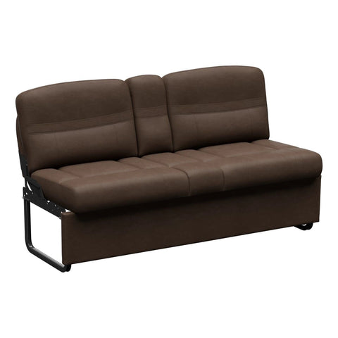Brown Vinyl Thomas Payne Signature RV Jackknife Sofa - Front View | United RV Parts