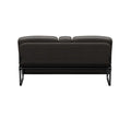 Grey Vinyl RV Jackknife Sofa - Back View | United RV Parts