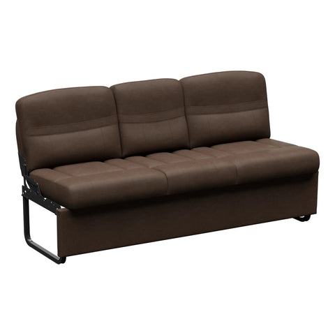 Brown Satula PolyHyde Thomas Payne Signature RV Jackknife Sofa 68in - Front Angle View | United RV Parts