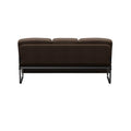 Brown Satula PolyHyde Thomas Payne Signature RV Jackknife Sofa - Back View with Metal Frame | United RV Parts
