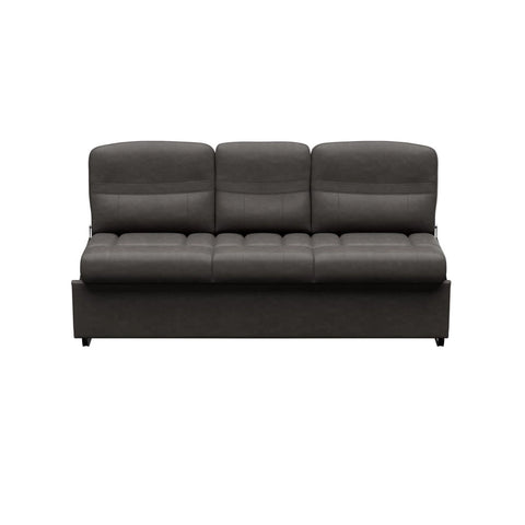 Gray McCoy Fabric RV Jackknife Sofa - Front View | United RV Parts