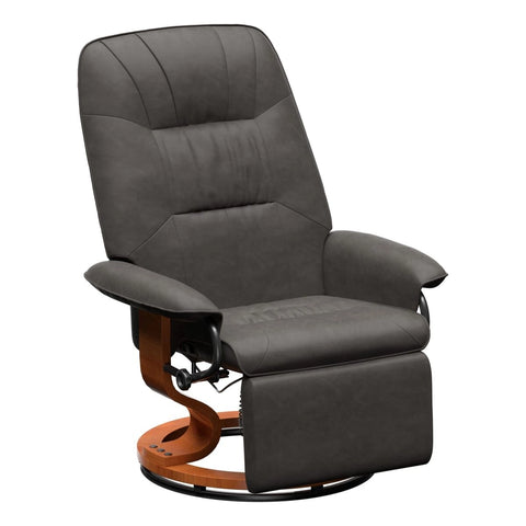 Charcoal Fabric Thomas Payne Signature Swivel Euro Recliner 30.5" - Front Angle | United RV Parts