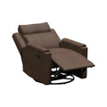 Satula Brown Thomas Payne Signature RV Recliner Shown in Upright and Fully Reclined Positions | United RV Parts