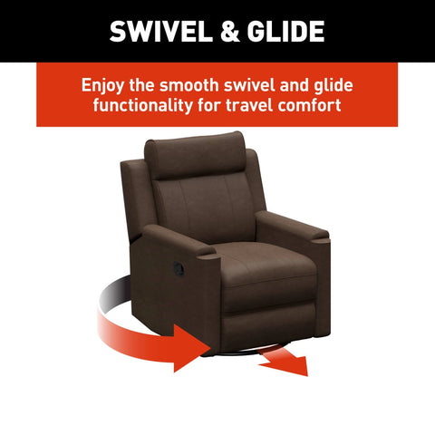 Thomas Payne Signature RV Recliner - Swivel and Glide Motion Feature Diagram | United RV Parts
