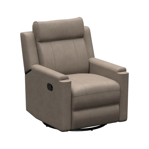 Driftwood PolyHyde Vinyl Thomas Payne Signature RV Swivel Glide Recliner - 3/4 Front View | United RV Parts