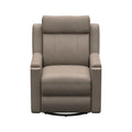 Driftwood PolyHyde Vinyl Thomas Payne Signature RV Swivel Glide Recliner - Front View | United RV Parts