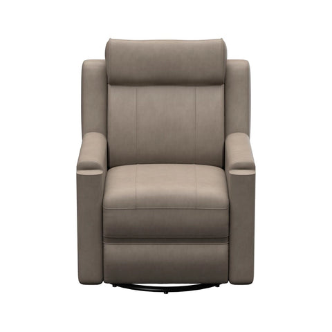Driftwood PolyHyde Vinyl Thomas Payne Signature RV Swivel Glide Recliner - Front View | United RV Parts