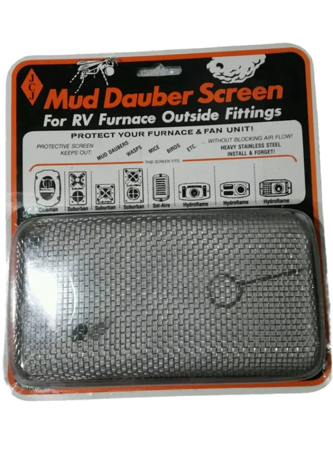 Stainless Steel JCJ M200 Mud Dauber Screen - Package View | United RV Parts