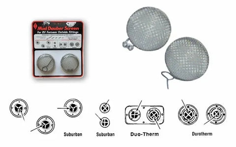 Silver Metal Mud Dauber Screens - Product Detail | United RV Parts