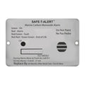 White Safe-T-Alert 62-542 Marine Carbon Monoxide Alarm Flush Mount Front View | United RV Parts