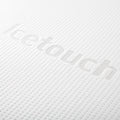 White Breathable Knit RV Mattress Topper - Fabric Texture Detail | United RV Parts