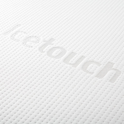 White Breathable Knit RV Mattress Topper - Fabric Texture Detail | United RV Parts