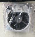 White MaxxAir MaxxFan Plus 00-04951KSX RV Vent Fan - Bottom View with Black Blades | United RV Parts