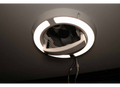 MaxxAir Maxxfan Plus 00-03810B LED Light Ring Illuminated - Interior View | United RV Parts