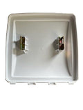 White MaxxAir Maxxfan Plus Vent Lid - Interior Hardware Detail | United RV Parts