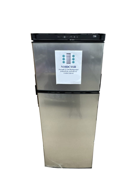 Norcold | Polar Series 12 Volt RV Refrigerator  | N10DCSSR-01 Scratch and Dent | 51141 | 10.7 Cubic Foot | Stainless Steel