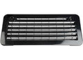 Black Norcold Refrigerator Side Vent 620505BK - Front View | United RV Parts