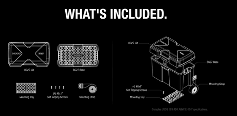 Noco | Caja de baterías para baterías de los grupos 24 a 31 | HM327BK