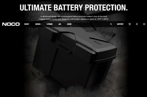 Noco | Caja de baterías para baterías de los grupos 24 a 31 | HM327BK