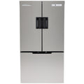 Stainless Steel Norcold Polar Elite 12V RV Refrigerator with Ice Maker - Front View | United RV Parts