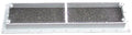 White Plastic Norcold 616319BWH Refrigerator Vent Base - Bottom View | United RV Parts