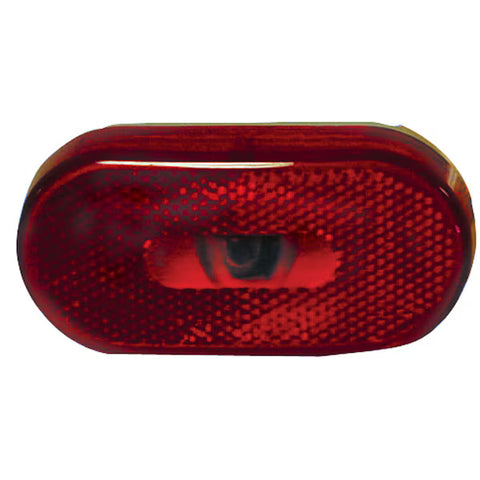 Red Lens Command Electronics RV Clearance Marker Light - Straight Front View | United RV Parts