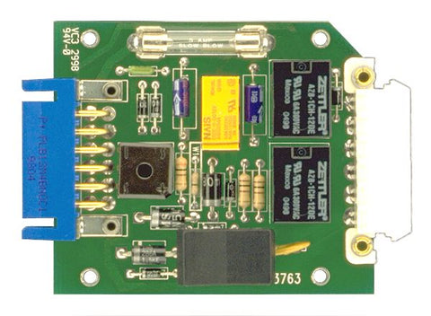 Green PCB Dinosaur Electronics 300-3763 Onan Generator Replacement Board - Top View | United RV Parts