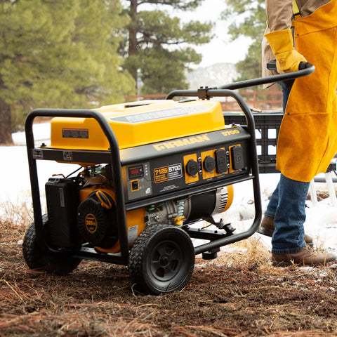 FIRMAN P05701 5700W Generator - In Use Outdoor Scene | United RV Parts
