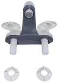 Chrome Valterra Catalina RV Faucet - Bottom View with Installation Components | United RV Parts