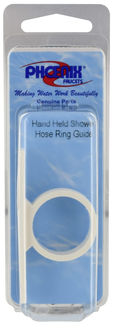 Valterra PF276010 White Shower Hose Ring Guide - Retail Packaging Front View | United RV Parts
