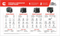 Cummins Onan Portable Generator Power Guide Comparison Chart - Product Overview | United RV Parts