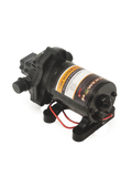 Black PowerMax PMWP3G-12V RV Fresh Water Pump - End View | United RV Parts