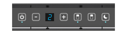 Norcold Polar LED Control Panel - Close-Up Detail | United RV Parts