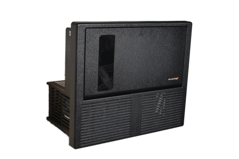 Black POWERMAX PPC-75A Power Center - Side View with Digital Display | United RV Parts