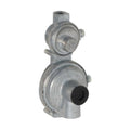 Silver Metal 2 Stage LP Gas Regulator - Side Profile View | United RV Parts