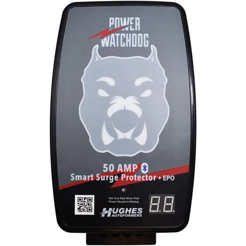 Hughes Auto PWD50-EPO-H 50 Amp Bluetooth Surge Protector - Front Display | United RV Parts