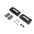 Black Dometic RV Refrigerator Door Handle Kit - Complete Set with Screws | United RV Parts