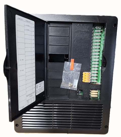 Progressive Dynamics Inteli-Power 4500 Converter Interior - Open View Showing Fuse Panel | United RV Parts