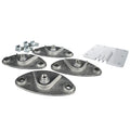 Metal Roof Mount Brackets Kit Components - Complete View | United RV Parts