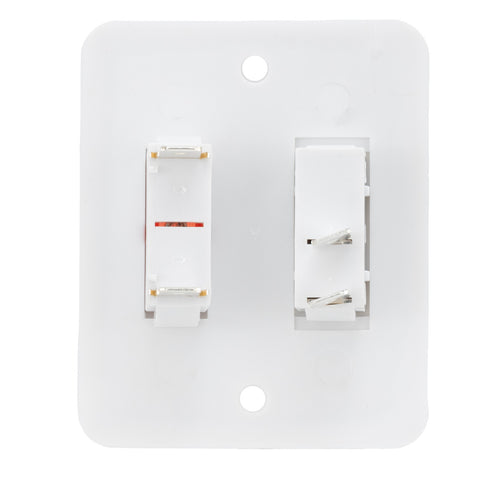 White RV Water Heater Switch - Back Terminal View | United RV Parts