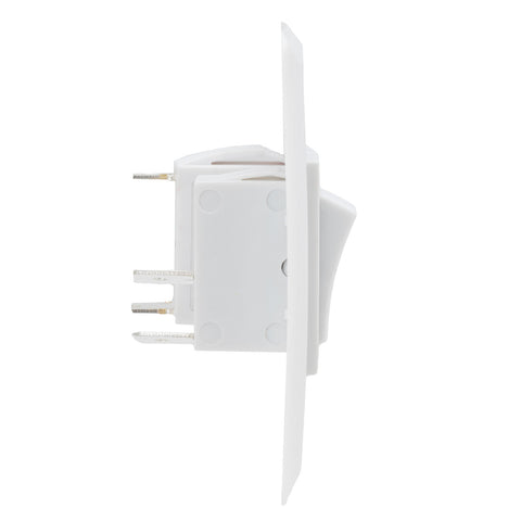 White Suburban Water Heater Wall Switch - Side Profile | United RV Parts