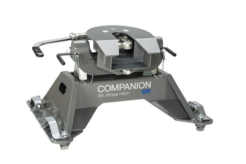 Gray B&W Companion OEM 5th Wheel Hitch RVK3700 - Side View | United RV Parts