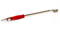 Chrome Steel 45 Degree Tire Valve Chuck Red Grip - Side View | United RV Parts