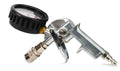 Chrome Tire Inflation Gun with Pressure Gauge - Side Angle | United RV Parts
